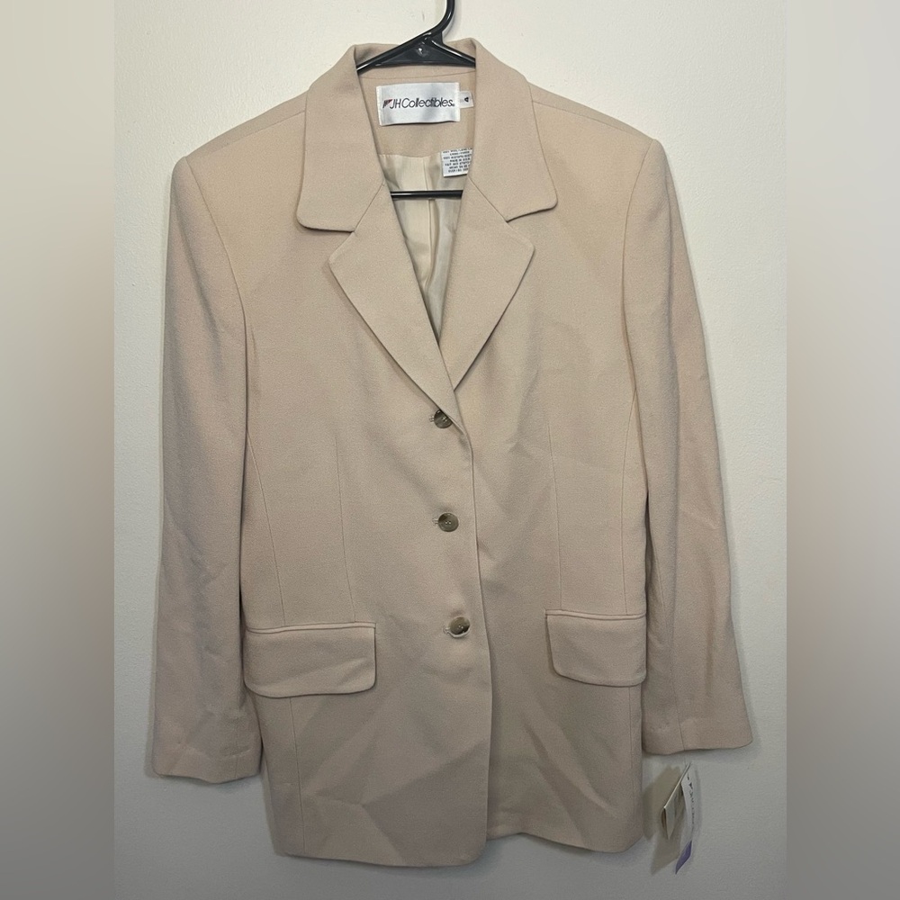 JH Collecttibles Vintage Women’s 100% wool / Lana Blazer Jacket Sz 4. NWT